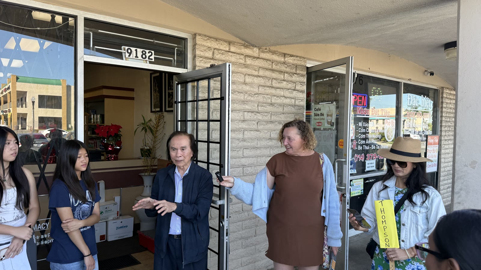 Oral history interview on the Little Saigon walking tour