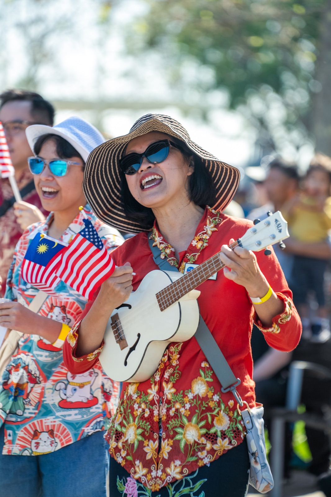 Festival performer at Lunar New Year at Great Park